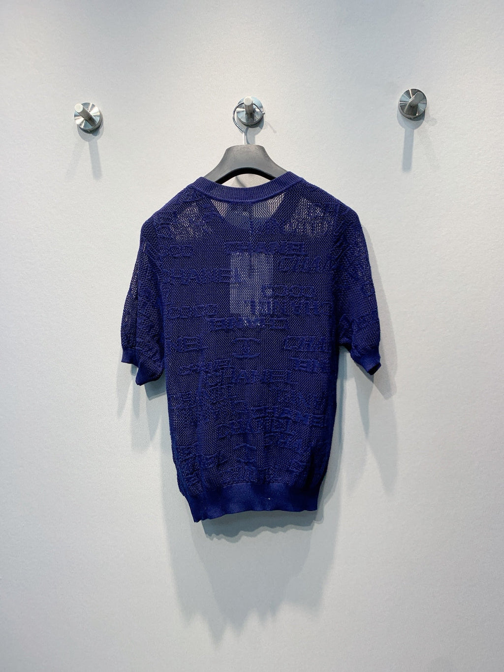 CHANEL 26S SHORT-SLEEVE KNIT TOP 1453