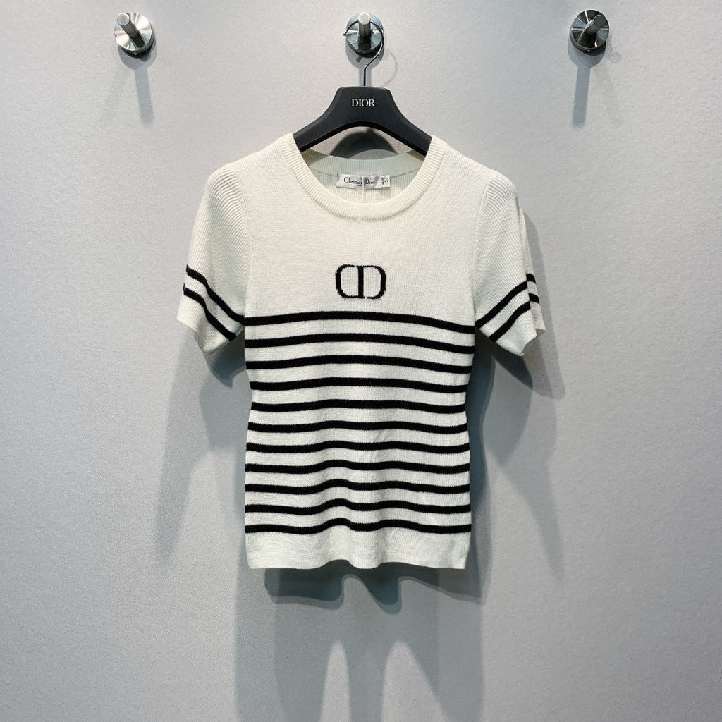 DIOR 26S SHORT-SLEEVE KNIT TOP 1363