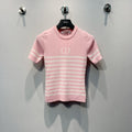 DIOR 26S SHORT-SLEEVE KNIT TOP 1362