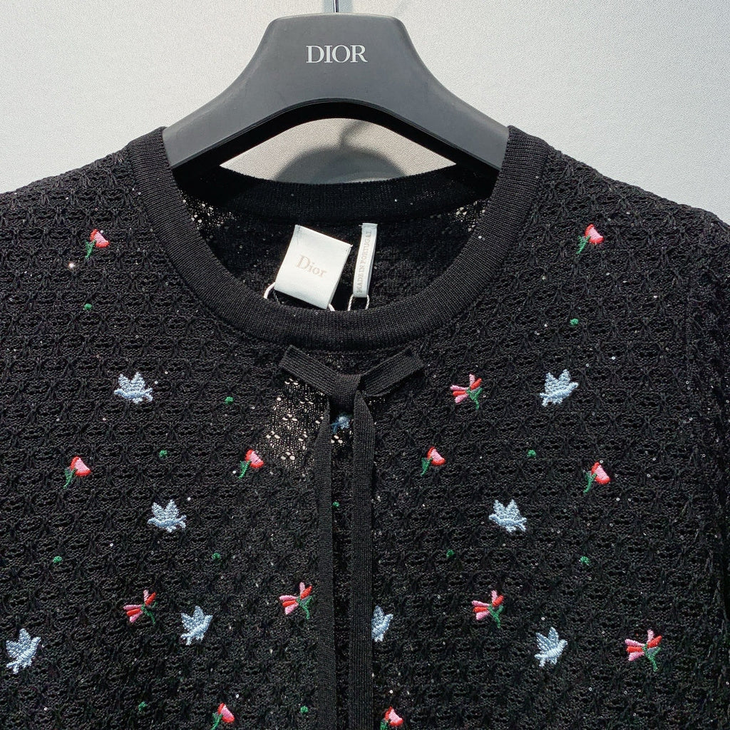 DIOR 26S SHORT-SLEEVE KNIT TOP 1431