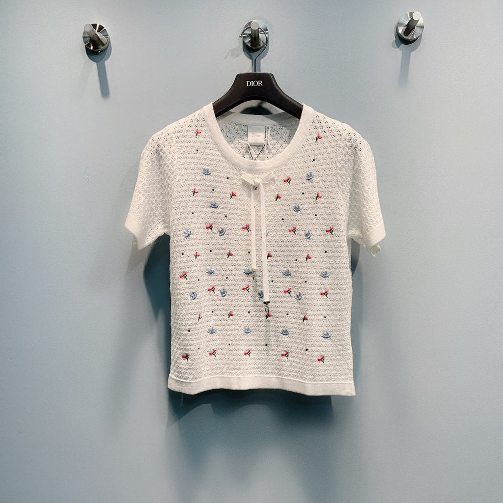 DIOR 26S SHORT-SLEEVE KNIT TOP 1429