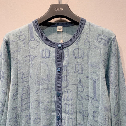HERMES 26S KNIT CARDIGAN 643