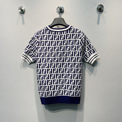 FENDI 26S SHORT-SLEEVE KNIT TOP 278