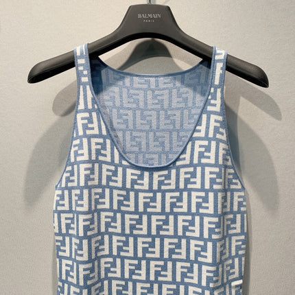FENDI 26S SLEEVELESS KNIT DRESS 273