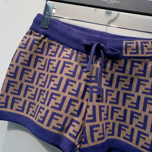 FENDI 26S KNIT SHORTS 252
