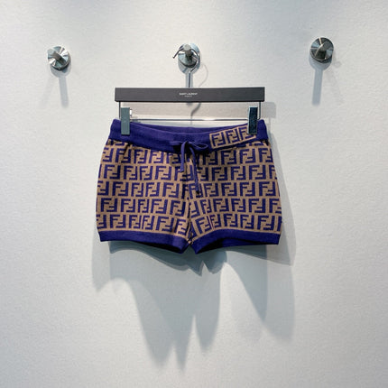 FENDI 26S KNIT SHORTS 252