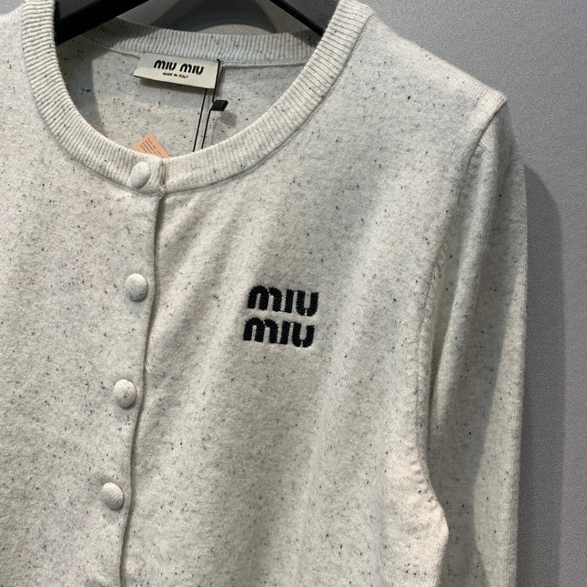 MIUMIU 26S ROUND-NECK CARDIGAN 1380