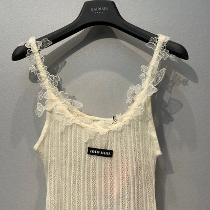 MIUMIU 26S KNIT CAMISOLE TOP 1364