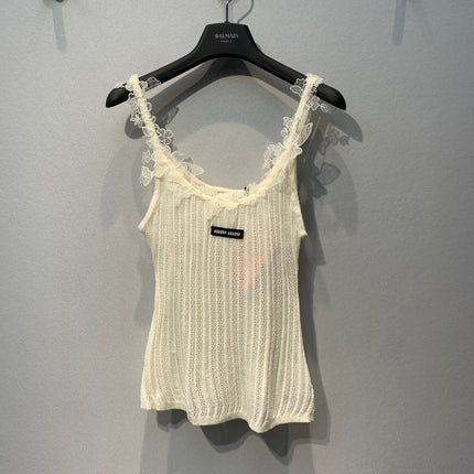 MIUMIU 26S KNIT CAMISOLE TOP 1364