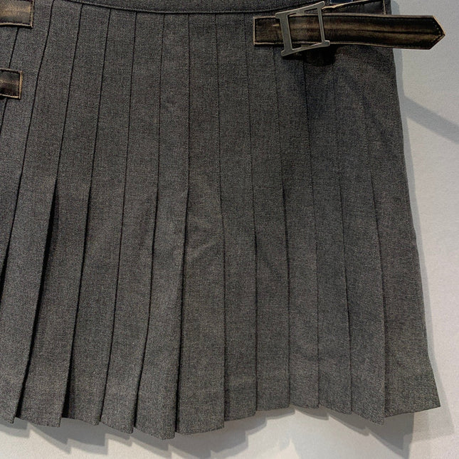 PRADA 26S PLEATED MINI SKIRT 1108