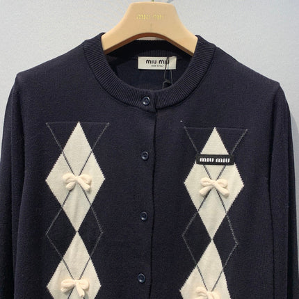 MIUMIU 26S KNIT CARDIGAN 1278