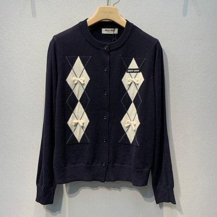 MIUMIU 26S KNIT CARDIGAN 1278