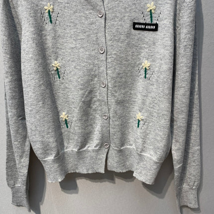 MIUMIU 26S KNIT CARDIGAN 1411
