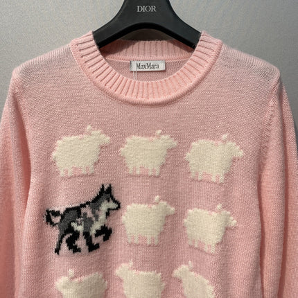 MAXMARA 26S CREW NECK KNIT SWEATER 304