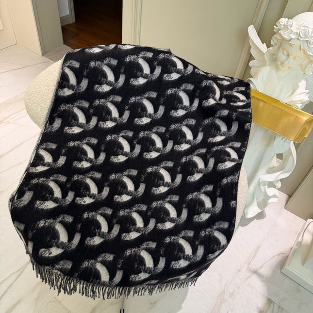 CHANEL 25S SCARF 210 CM IN CASHMERE 942916