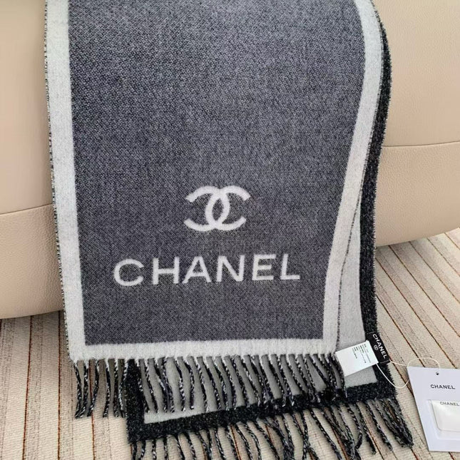 CHANEL 25S SCARF 180 CM IN CASHMERE 943987