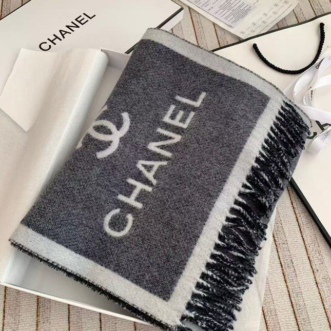 CHANEL 25S SCARF 180 CM IN CASHMERE 943987