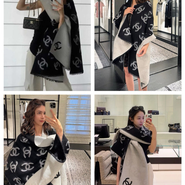 CHANEL 25S SCARF 200 CM IN CASHMERE 943989