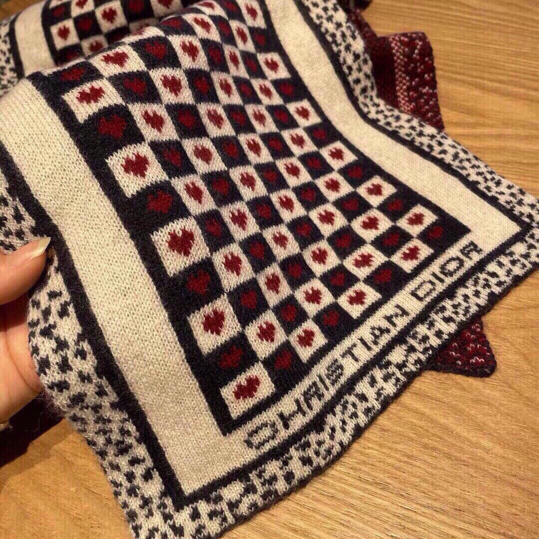 DIOR 26S SCARF 180CM IN CASHMERE 142551
