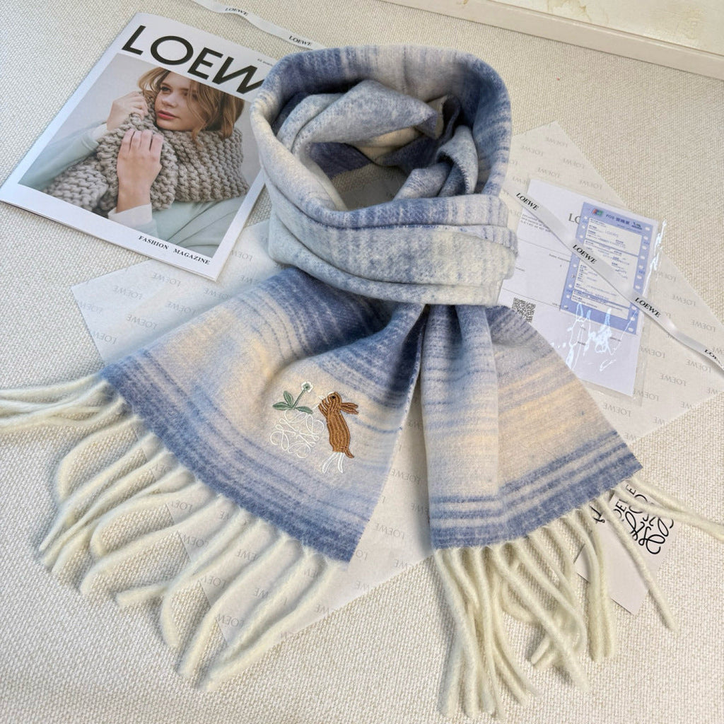 LOEWE 26S SCARF 180 IN MOHAIR WOOL 147429