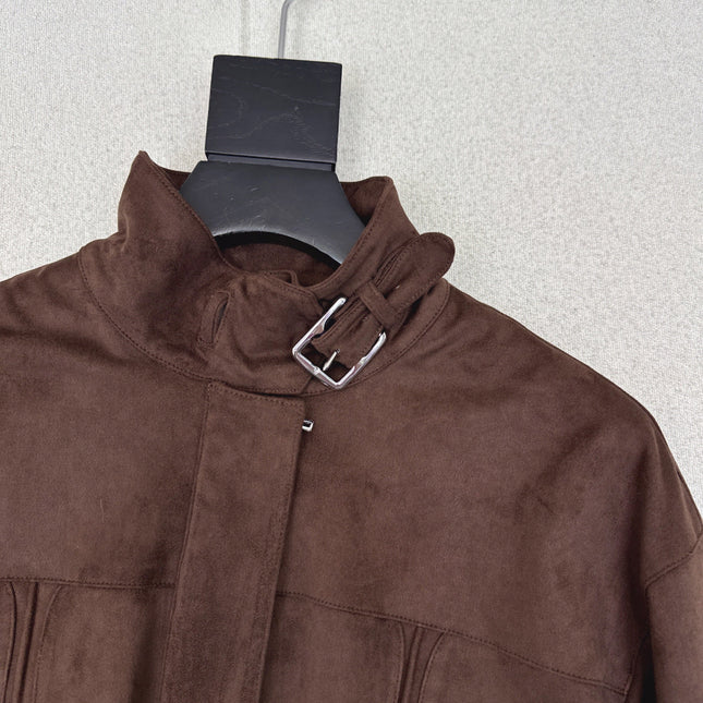 HERMES 25S SUEDE JACKET 344
