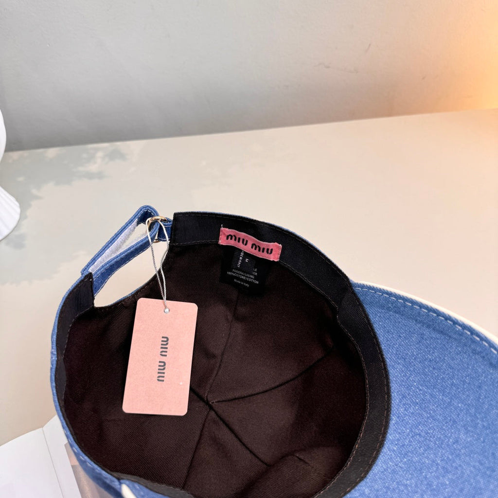 MIUMIU 26S BASEBALL CAP 343799