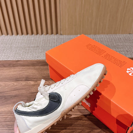 JACQUEMUS 26S SNEAKERS IN CREAM WHITE SUEDE & FABRIC