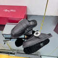 SLIDY VIV' MULES IN BLACK CALFSKIN