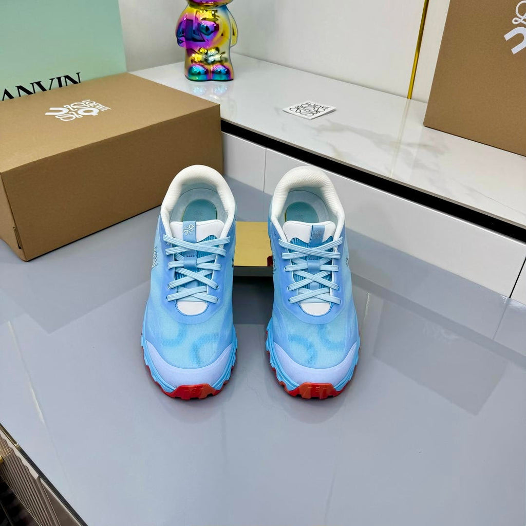 LOEWE 26S RUNNING SNEAKERS IN BLUE MESH