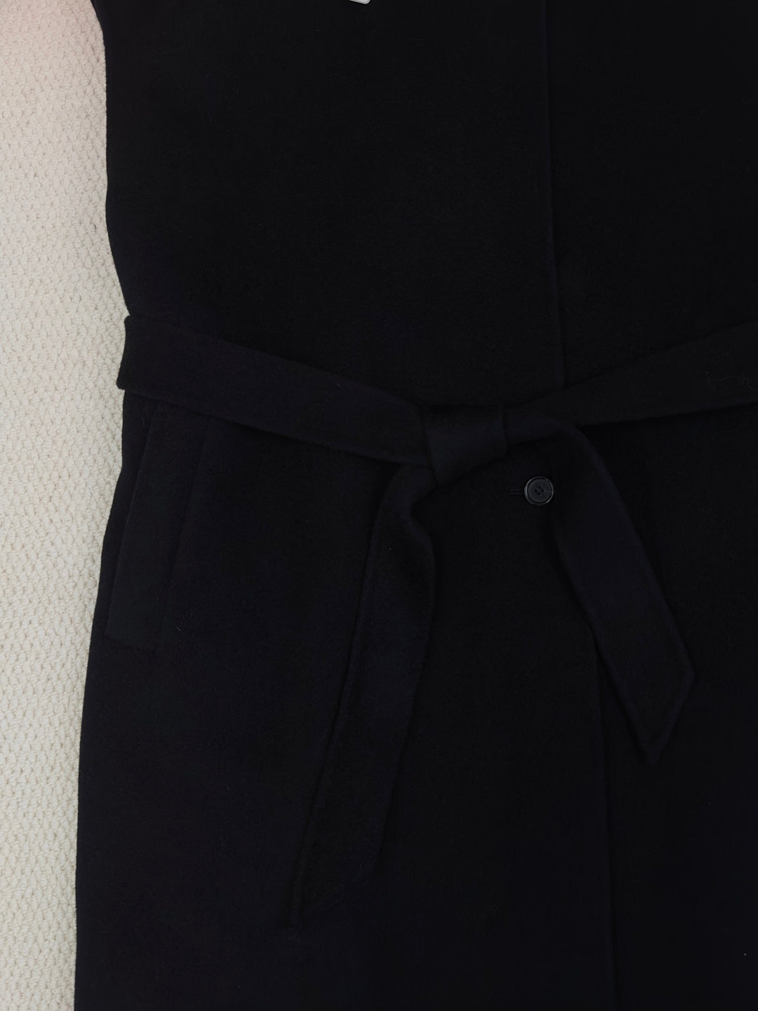 HERMES 25S LONG SLEEVELESS CASHMERE VEST 190