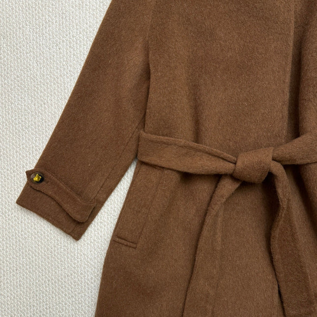 MAX MARA 25S TURTLENECK CASHMERE COAT 132