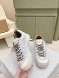 ALO 25S SALOMON X-ALP LTR SNEAKER IN SKY BLUE AND LIGHT GREY SUEDE