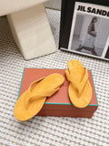 LP 26S THONG SANDALS IN GOLDEN YELLOW SUEDE