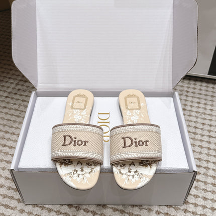 DIOR 26S D-WAY SLIDE IN MULTICOLOR CANVAS STYLE 09