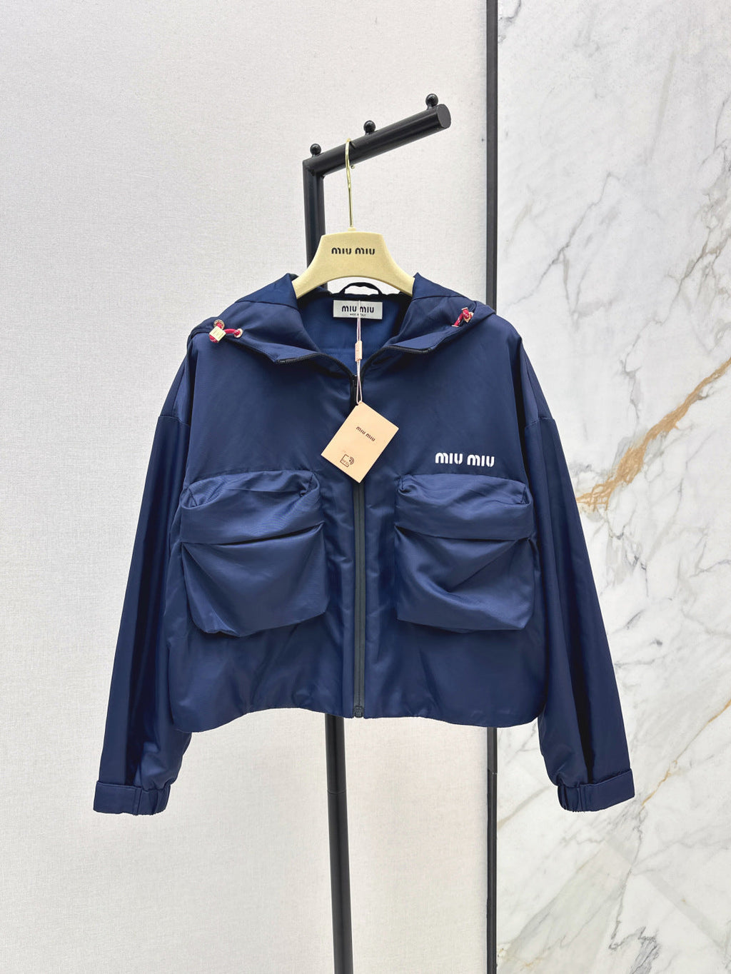 MIUMIU 26S HOODED JACKET 961