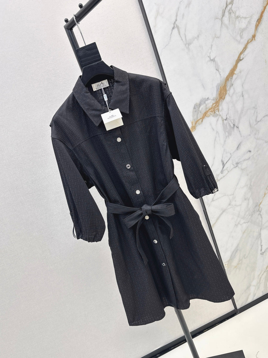 HERMES 26S HIGH NECK DRESS 517