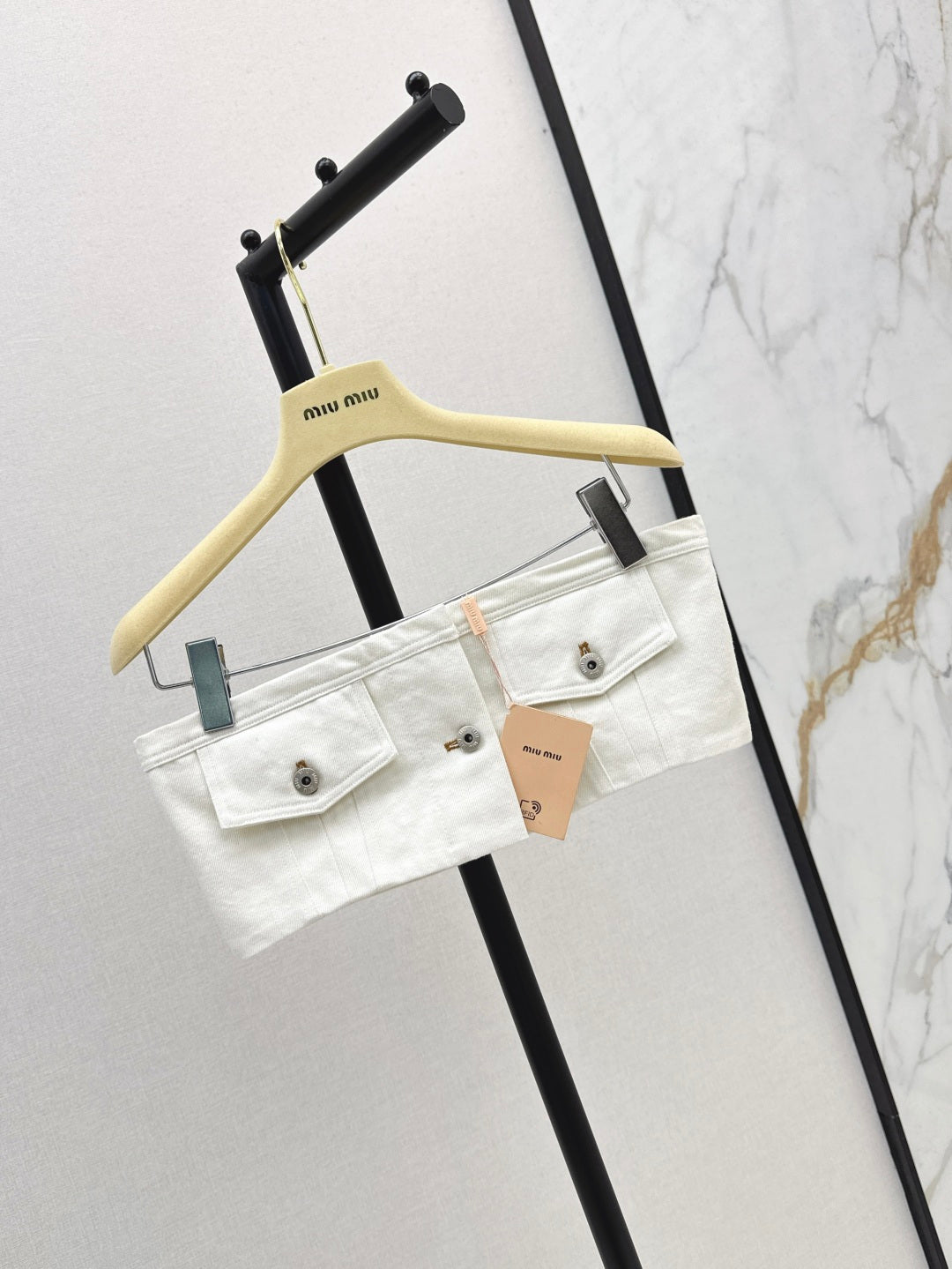MIUMIU 26S DENIM TUBE TOP 970