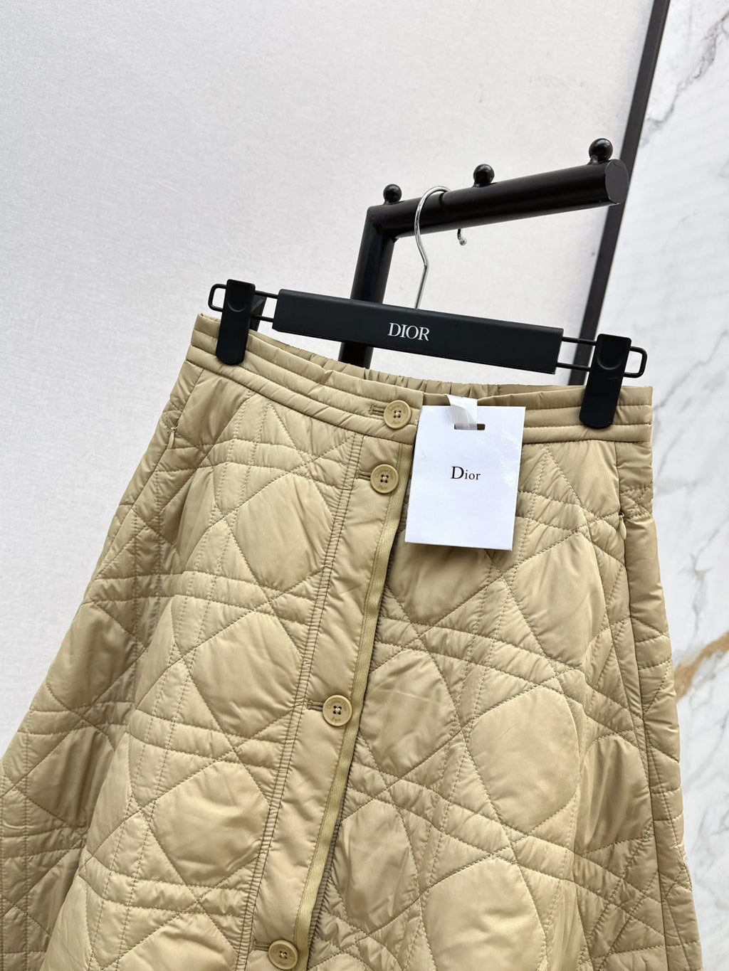 DIOR 25S LONG QUILTED SKIRT 526