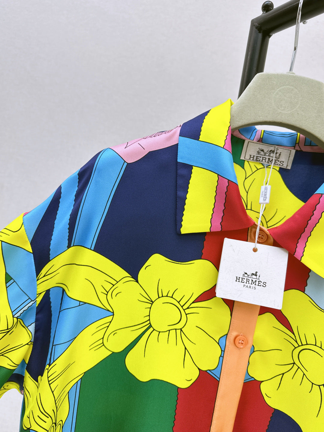 HERMES 25S SILK SHIRT 330
