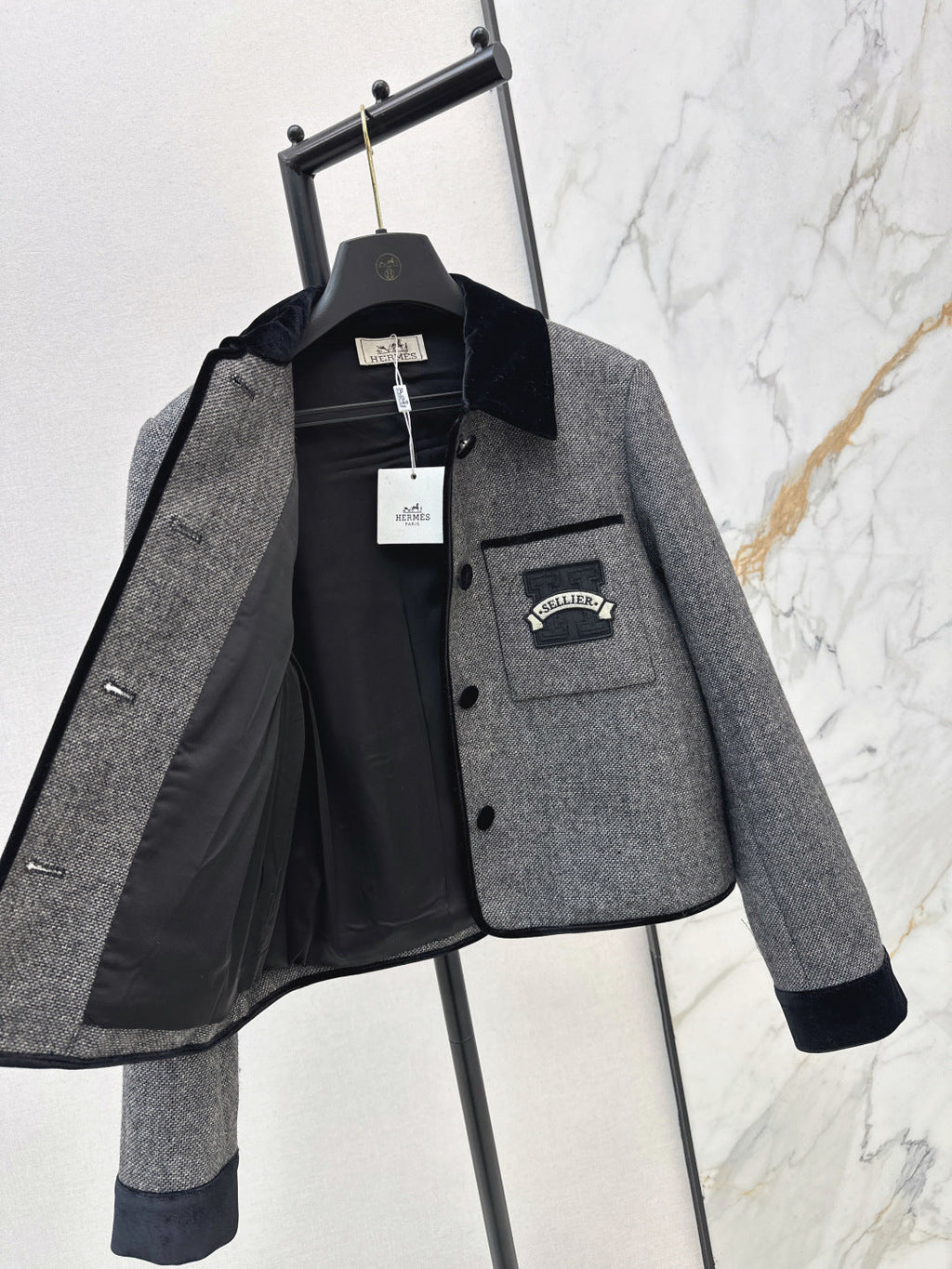 HERMES 25S SHORT JACKET 336
