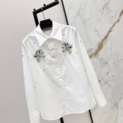 VALENTINO 26S EMBELLISHED SHIRT STYLE 58