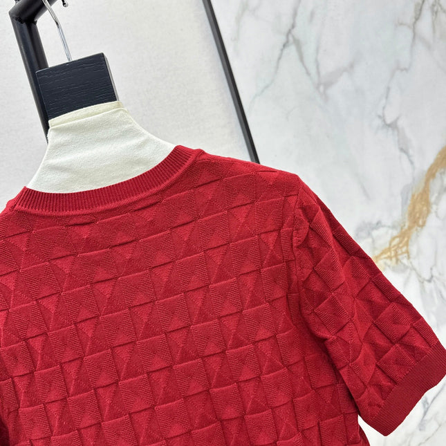 HERMES 26S SHORT SLEEVE SWEATER 547