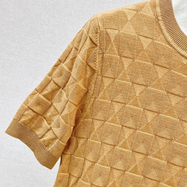 HERMES 26S SHORT SLEEVE SWEATER 545