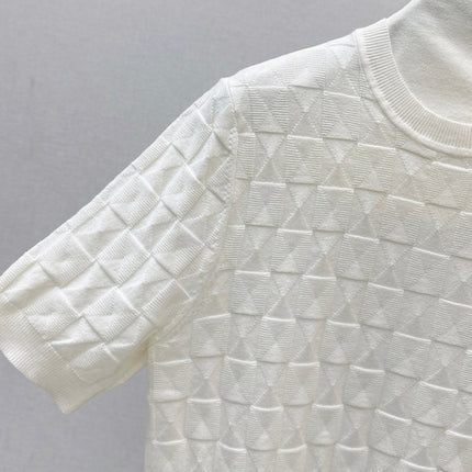 HERMES 26S SHORT SLEEVE SWEATER 544