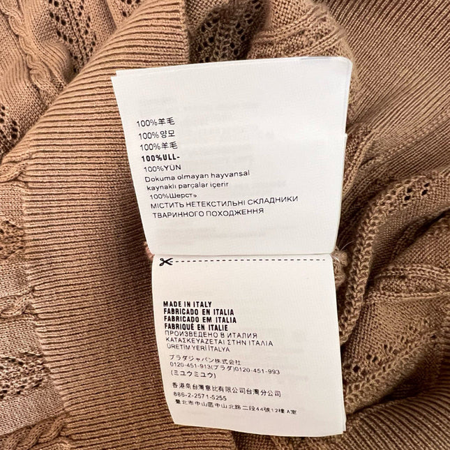MIUMIU KNITTED POLO SHIRT STYLE 246