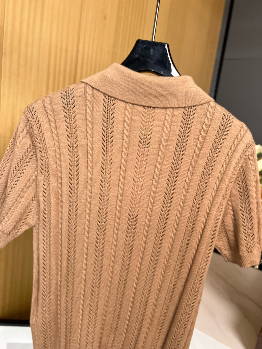 MIUMIU KNITTED POLO SHIRT STYLE 246