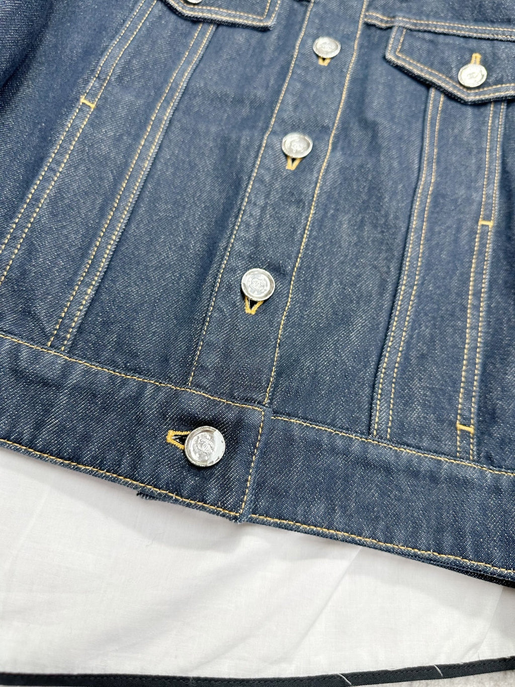 CC 25 Jacket Blue Denim Cotton