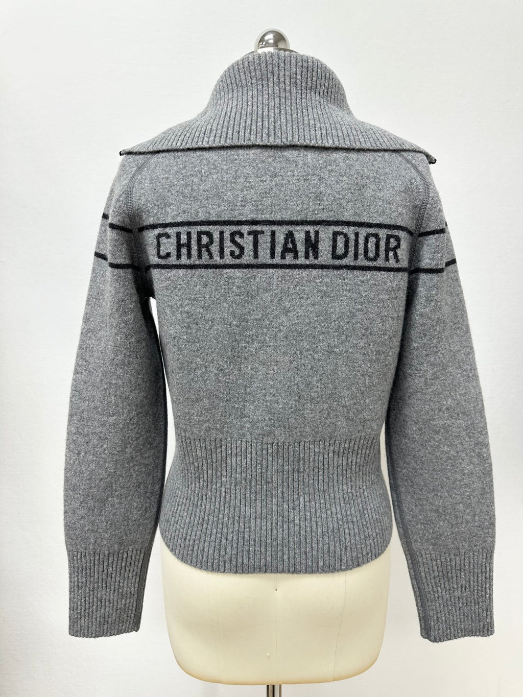 DIOR 26S REVERSIBLE CASHMERE NOTCHED-COLLAR JACKET 975