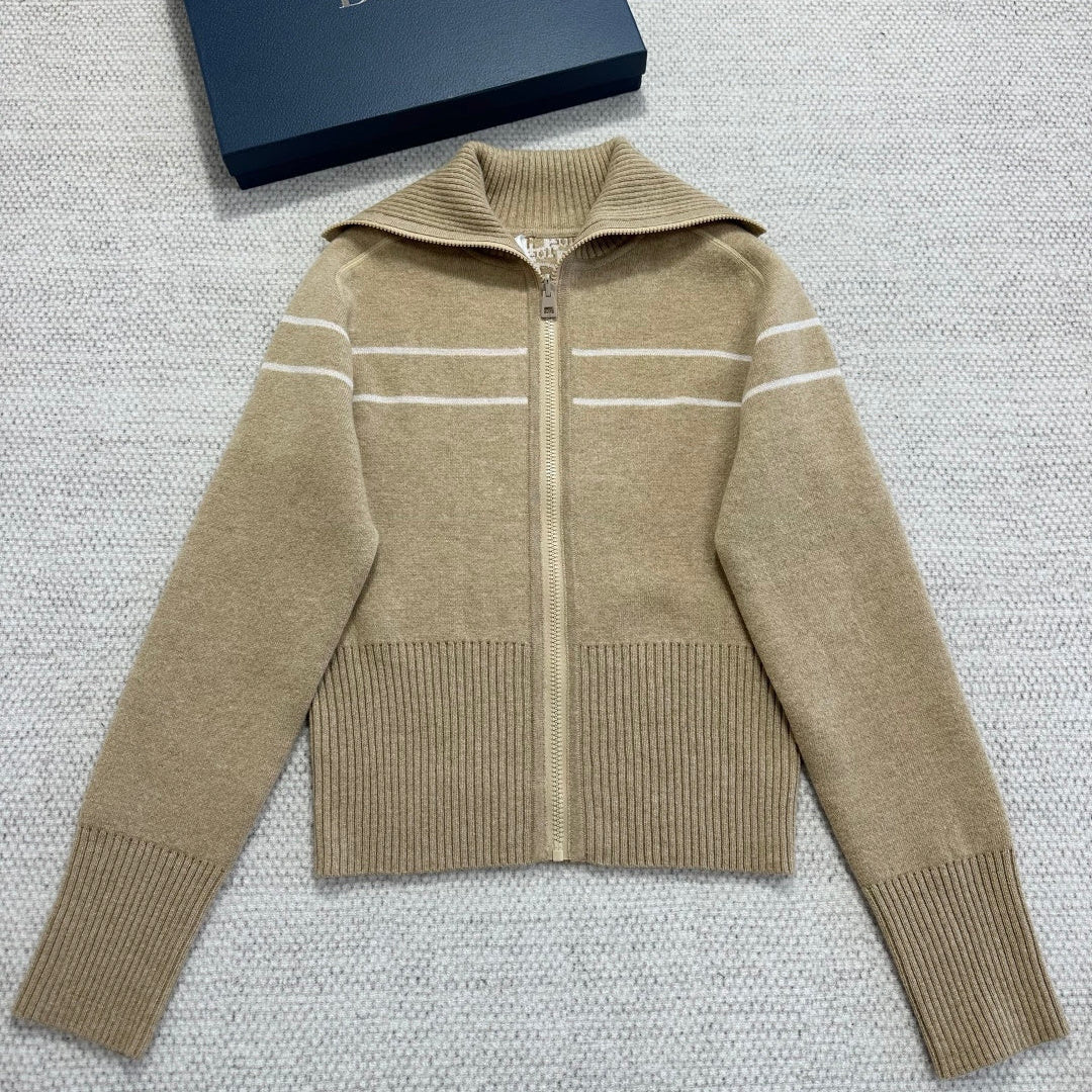 DIOR 26S REVERSIBLE CASHMERE NOTCHED-COLLAR JACKET 976