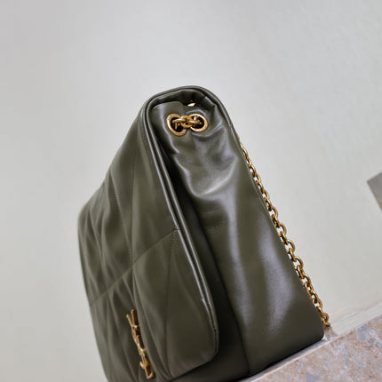 YSL 25S LARGE JAMIE 43 IN LIGHT MUSK LAMBSKIN GOLD HARDWARE